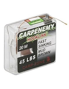 Carp-zone fast sinking brown 45lb 20m