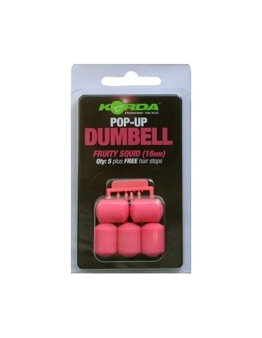 Korda dumbell pop-up fruity squid 16mm 5unds