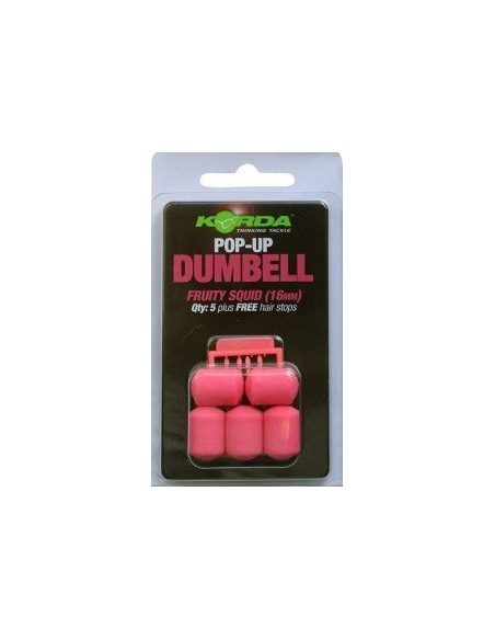 Korda dumbell pop-up fruity squid 16mm 5unds