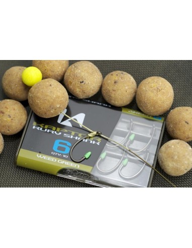 Korda kaptor kurv shank weed(verde)sin muerte nº8 10unds