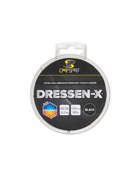 Carp spirit dressen-x sockleader clear 0.60mm 48.5lb 100m