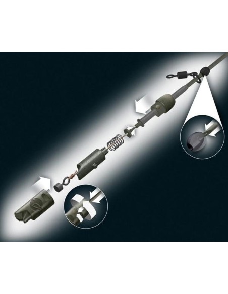 Korda heli safe tubing kit green 2unds