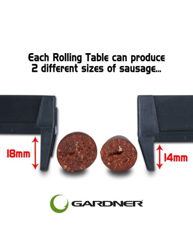 Gardner tabla para churros doble 14mm y 18mm pequeña