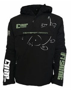 Hotspot jacket carpfishing negra talla XXL