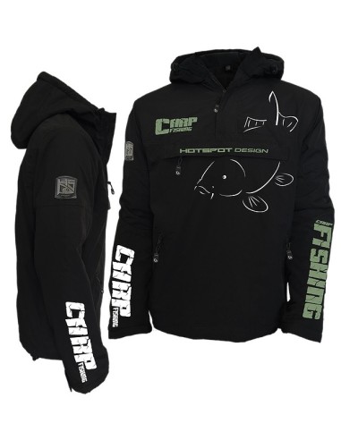 Hotspot jacket carpfishing negra talla M