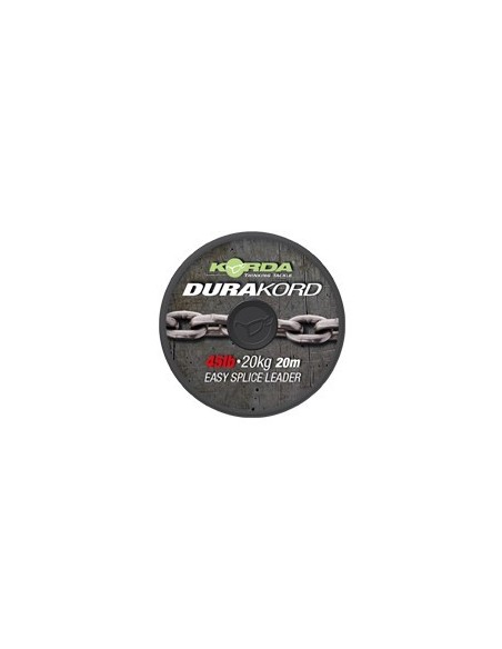 Korda dura-kord spliceable leader 65lb 20m