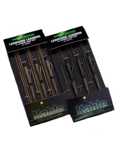 Korda leadcore leader hybrid lead clip qc swivel verde 45lb 3und