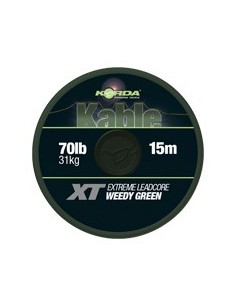 Korda XT kable extreme leadcore marron 70lb 15m