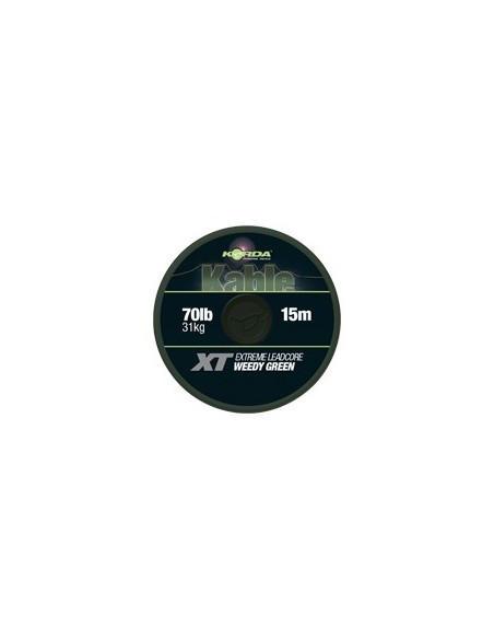 Korda XT kable extreme leadcore verde 70lb 15m