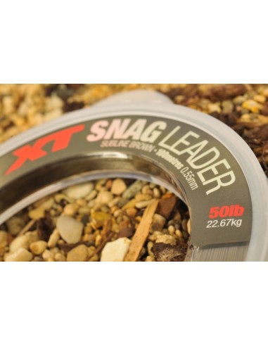 Korda XT snag leader 0.55mm 50lb 100m