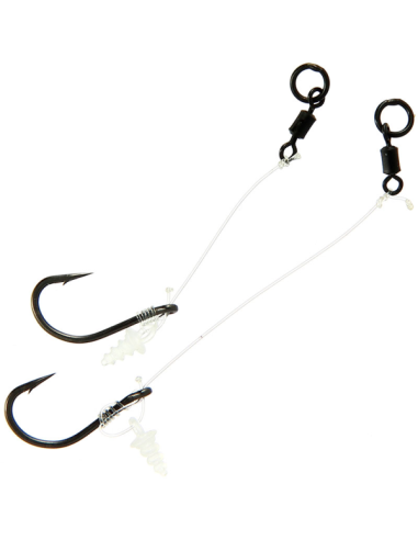 Ngt anzuelos teflon chod rig montado nº8 4unds