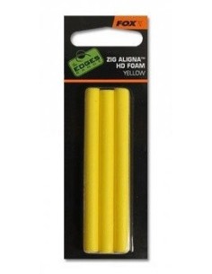 Fox zig aligna foam amarillo 3 unds