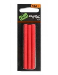 Fox zig aligna foam rojo 3 unds