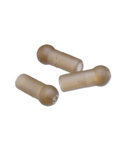 Tandem buffer bead marron 10unds