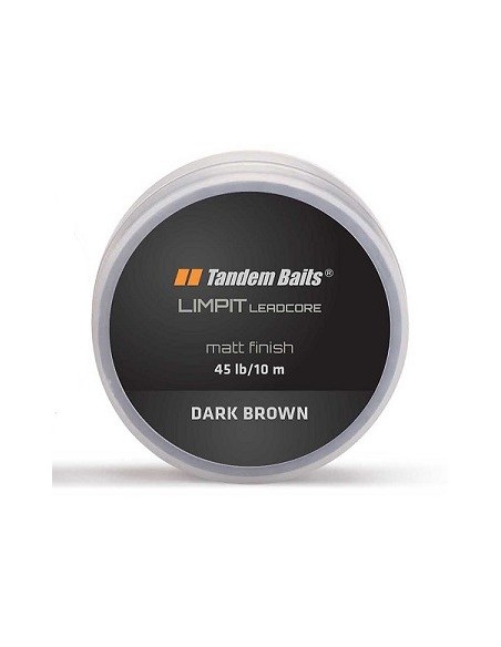 Tandem leadcore dark brown 45lb 10m