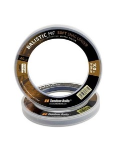 Tandem baits balistic snag leader dark brown 0.60mm 45lb 100m