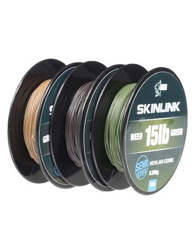 Nash skinlink semi-stiff weed green 35lb 10m