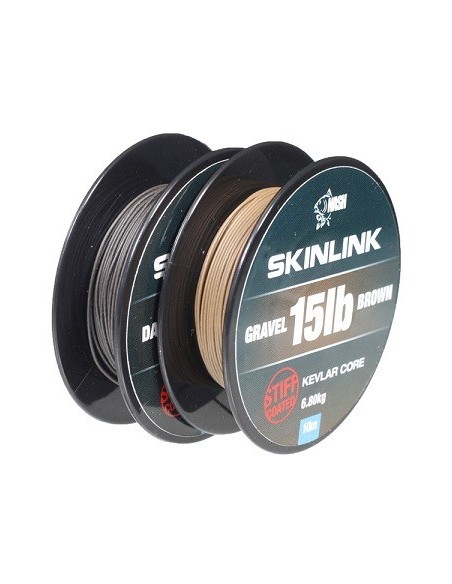 Nash skinlink stiff gravel brown 35lb 10m