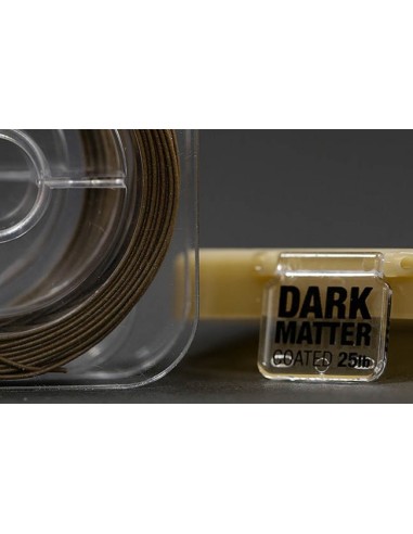 Korda dark matter tungsten hooklink weed green 18lb 10m