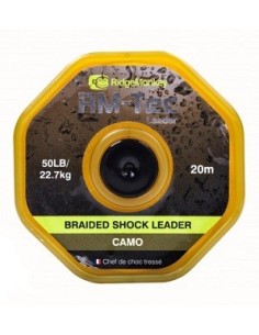 Ridgemonkey braid shock leader camo 50lb 20m