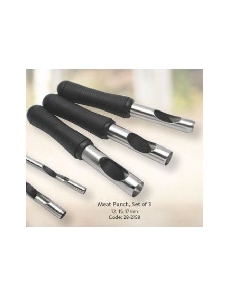 Fladen meat punch set 3 unds 12-15-17 mm
