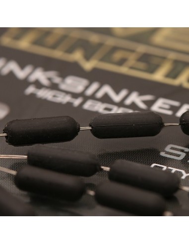 Gardner link sinkers tungsten high bore bajos 12unds