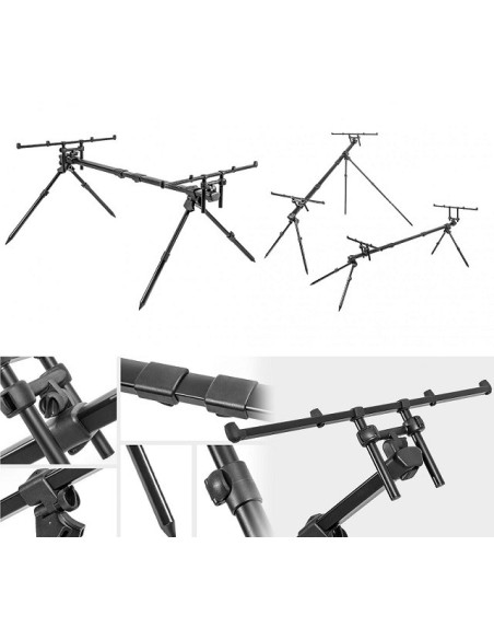 K-karp rod pod fusion black 5 cañas