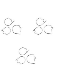 Lieaeffe maggots clips mixtos 10unds