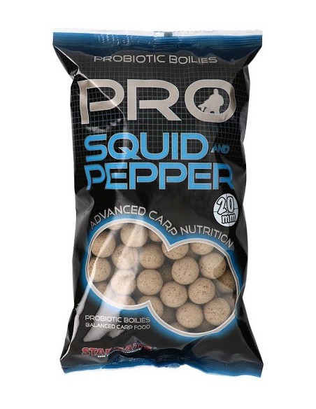 Starbaits probiotic squid pepper 20mm 1kg
