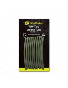 Ridgemonkey shrink tube green 2.4mm 10unds
