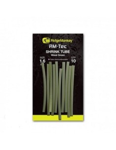 Ridgemonkey shrink tube green 1.6mm 10unds