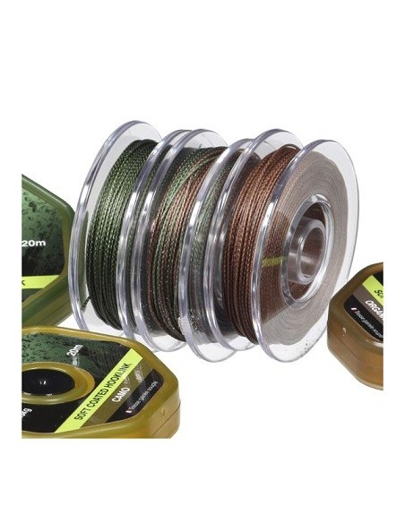 Ridgemonkey soft coated weed green 25lb 20m