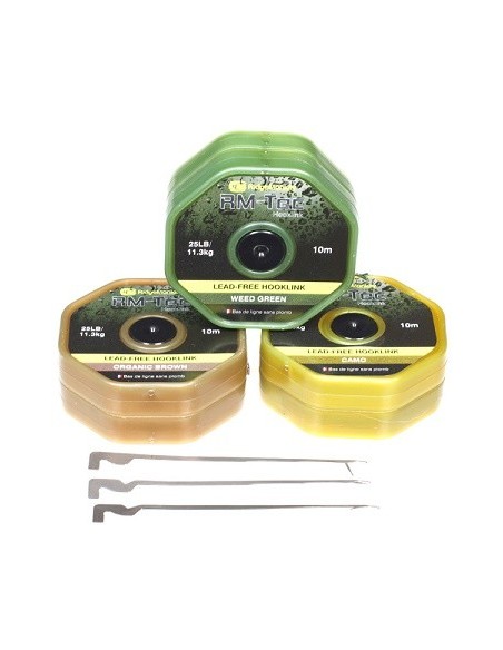 Ridgemonkey lead free hooklink camo 25lb 10m