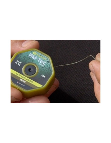 Ridgemonkey lead free leader weed green 50lb 10m