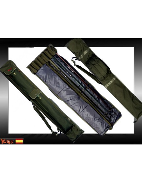 Koi funda acolchada 12" 3+3 cañas montadas