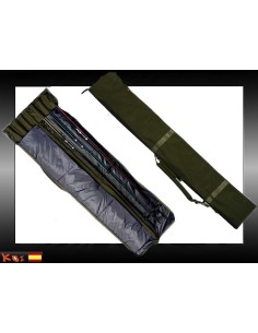 Koi funda cañas acolchada 12" 3+3 cañas sin montar 2