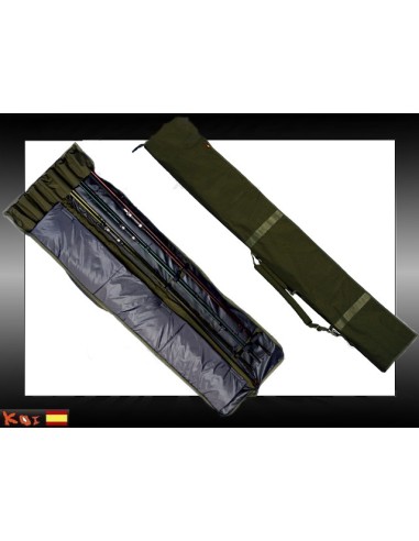 Koi funda cañas acolchada 12" 3+3 cañas sin montar