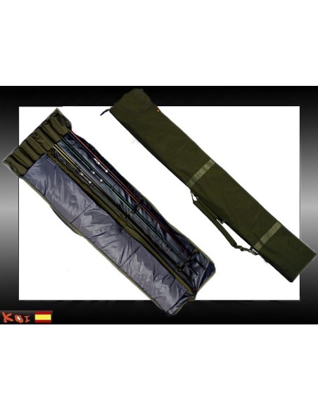 Koi funda cañas acolchada 12" 3+3 cañas sin montar