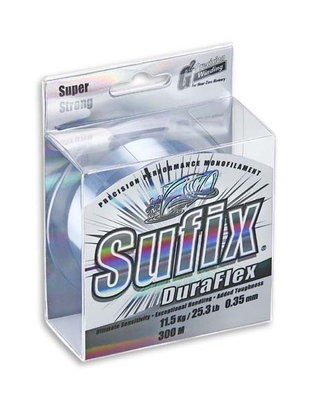 Sufix duraflex 0.40mm 31.9lb 300m blue