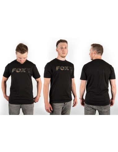 Fox camiseta black camo chest talla XL