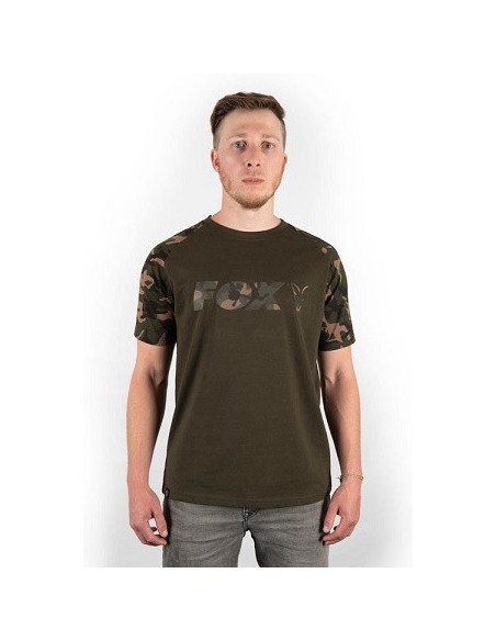 Fox camiseta camo khaki chest talla S
