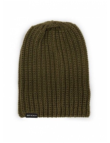 Sticky baits knitted beanie verde