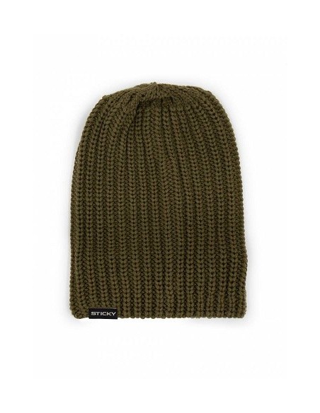 Sticky baits knitted beanie verde