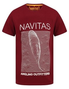 Navitas shirt joe tee burgundy talla S