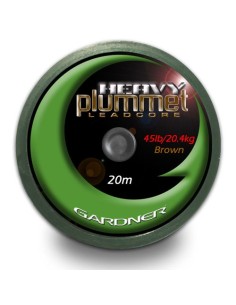 Gardner leadcore heavy plummet marrón 45lb 20m