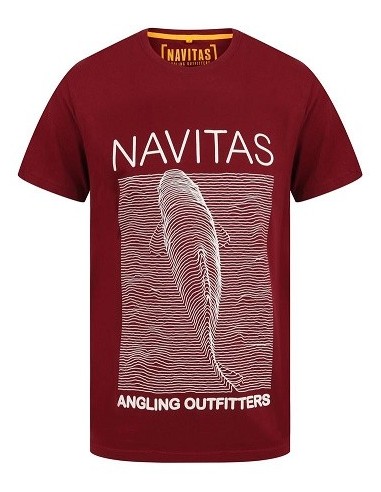 Navitas shirt joe tee burgundy talla L