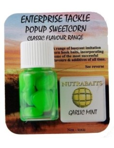 Enterprise pop-up sweetcorn nutrabaits garlic/mint (ajo/menta)
