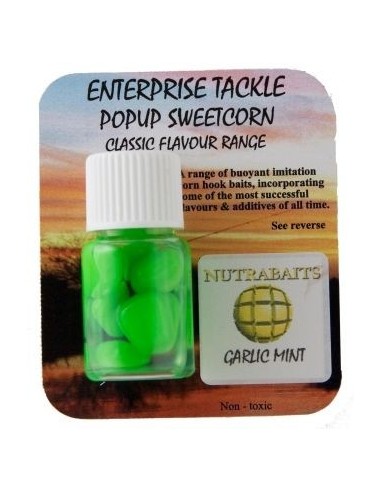 Enterprise pop-up sweetcorn nutrabaits garlic/mint (ajo/menta)