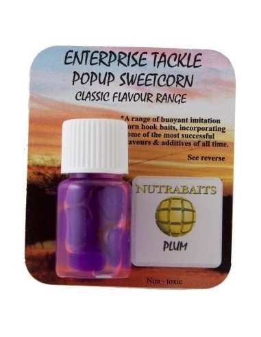 Enterprise pop-up sweetcorn nutrabaits plum (ciruela) 8uds