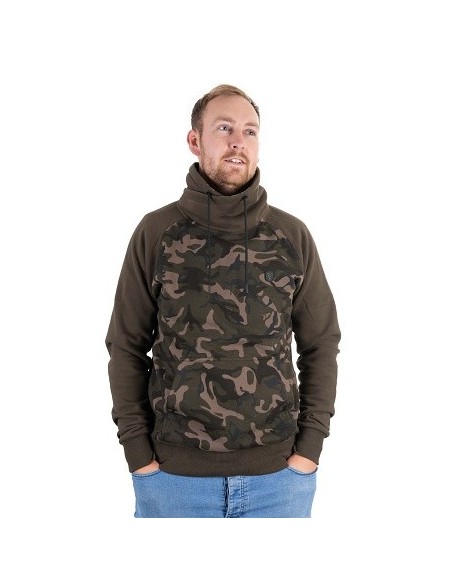Fox sudadera khaki camo neck talla XXL